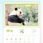 タンタンの壁かけカレンダー