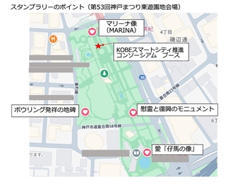 スタンプラリーのポイント