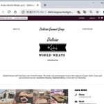 神戸ビーフを思わせるブランド名が記されていたスペインの業者のホームページ画面