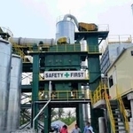 タイに納入された日工製のアスファルトプラント（同社提供）