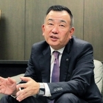 阪神・淡路と東日本の二つの大震災を振り返るヤマトホールディングスの長尾裕社長＝東京都中央区銀座２