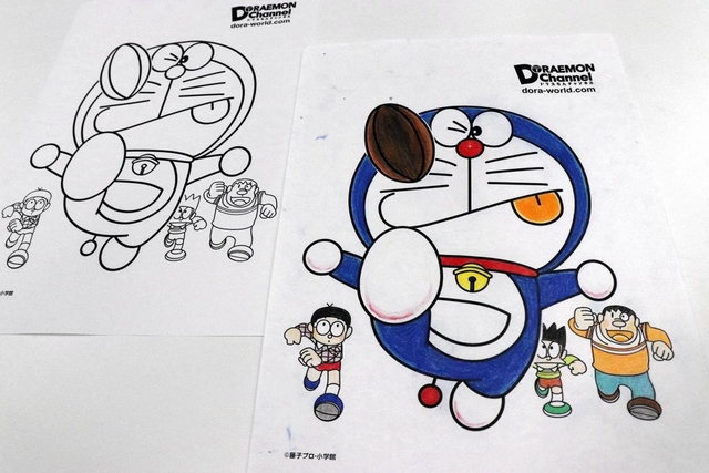 満田知美兵庫大准教授にポイントを聞き、記者が試したローソンの塗り絵