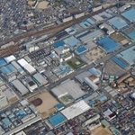 バイク生産を停止する川崎重工業明石工場＝明石市