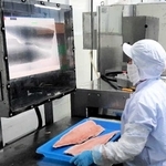 ベトナムの水産加工品工場に設置した品質検査設備（神栄提供）