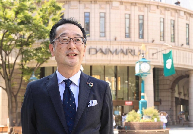 大丸松坂屋百貨店社長　澤田太郎さん＝神戸市中央区（撮影・斎藤雅志）