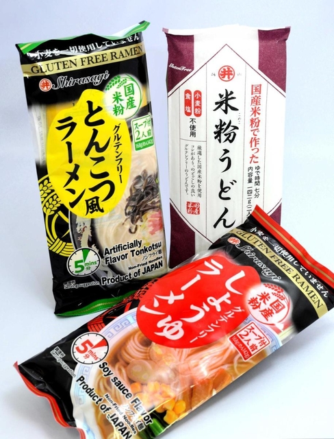 東亜食品工業が仏米に輸出販売するグルテンフリーの麺類