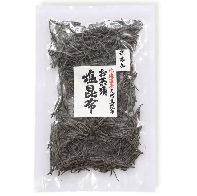 フランスでテスト販売する浪花昆布の「無添加お茶漬塩昆布」（同社提供）