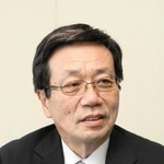 食品スーパー「光洋」との一体運営について説明するダイエーの近澤靖英社長＝神戸市中央区