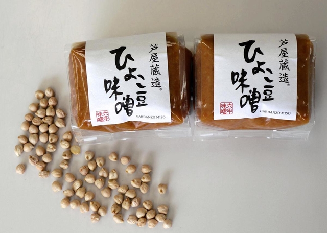 六甲味噌製造所が発売したひよこ豆のみそ