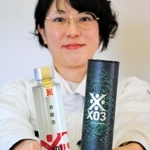ヤンマーと共同開発した酒米で作られた貴醸酒＝沢の鶴