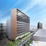 複合施設の完成予想図（阪急阪神不動産提供）