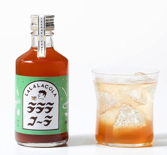 ヤヱガキ酒造が発売したクラフトコーラ「ラララコーラ」（同社提供）