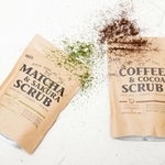 ＭＡＭ＆ｄ．が販売するコーヒーと抹茶のスクラブ（同社提供）