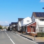 岩手県紫波町のＪＲ紫波中央駅前