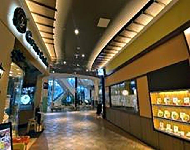 近くの宿場町の風情をイメージしたリニューアル後のレストラン街（イオンモール神戸北提供）