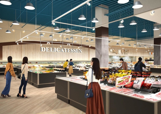 リニューアル後の食品売り場のイメージ（ダイエー提供）