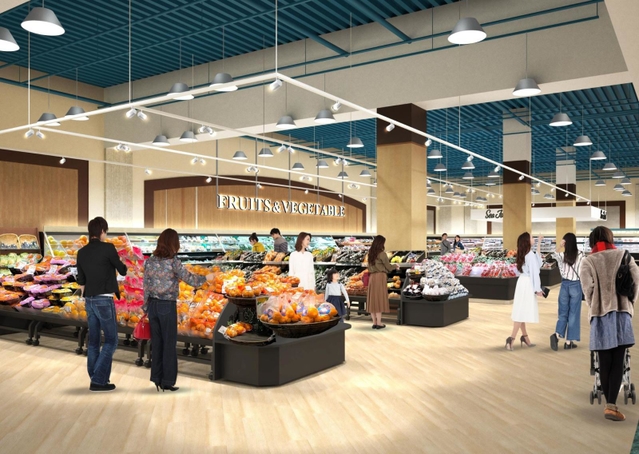 リニューアル後の食品売り場のイメージ（ダイエー提供）