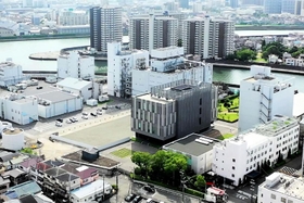 ファーミラが本社を置くシオノギファーマの尼崎事業所＝尼崎市杭瀬寺島２（ファーミラ提供）