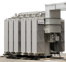 赤穂工場製造の変圧器（三菱電機提供）