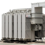 赤穂工場製造の変圧器（三菱電機提供）