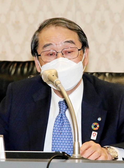 商議する