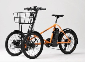 ノスリスの電動アシスト自転車仕様（川崎重工業提供）