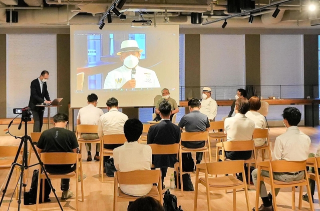 ＥＳＧの先駆的な取り組みが紹介されたイベント＝アンカー神戸