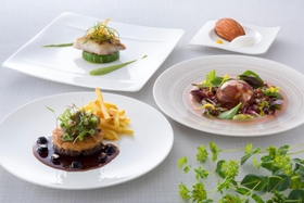 兵庫の食材を使ったフェアメニューの例（神戸ポートピアホテル提供）