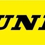 通常の黄色い「ダンロップ」ロゴ（住友ゴム工業提供）