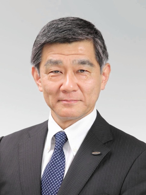 宝塚商工会議所の会頭に就任した、新明和工業副社長の石丸寛二氏（宝塚商議所提供）