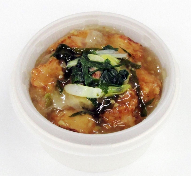 岩津ねぎと鶏唐揚げのあんかけ丼（セブン－イレブン・ジャパン提供）