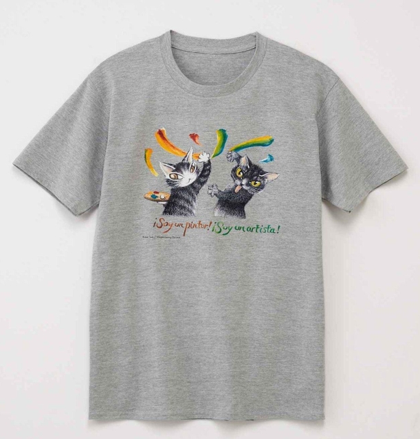 絵本作家池田あきこさんの絵柄入りＴシャツ（フェリシモ提供、（Ｃ）Ａｋｉｋｏ　Ｉｋｅｄａ／Ｗａｃｈｉｆｉｅｌｄ　Ｌｉｃｅｎｓｉｎｇ　Ｉｎｃ．２０２３）