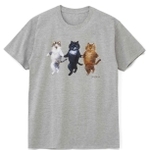 絵本作家かのうかりんさんの絵柄入りＴシャツ（フェリシモ提供、（Ｃ）ｋａｒｉｎｋａｎｏ）