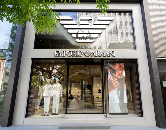 ２９日にオープンする「エンポリオ　アルマーニ神戸店」＝神戸市中央区明石町（ジョルジオ　アルマーニ　ジャパン提供）