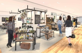 食器や茶葉を展開する売り場「うつわプラス」のイメージ（神戸阪急提供）