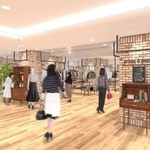 フレンチカジュアルを基調とした自主編集売り場「プルアプープ」のイメージ（神戸阪急提供）