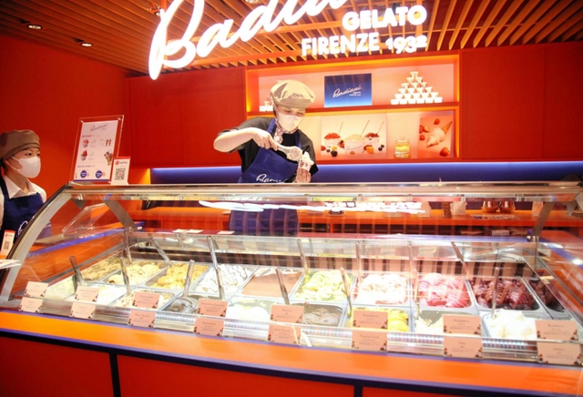 ユーハイム本店内で７月１日にオープンするジェラート店「Ｂａｄｉａｎｉ（バディアーニ）」＝神戸市中央区元町通１