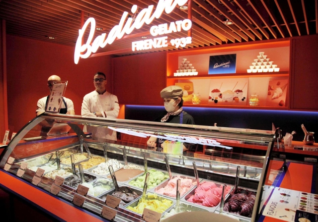 ユーハイム本店内で７月１日にオープンするジェラート店「Ｂａｄｉａｎｉ（バディアーニ）」＝神戸市中央区元町通１