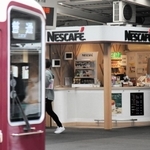 １号店の阪急塚口駅の店舗。同店は７月３１日の閉店を予定している＝尼崎市塚口本町１