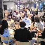 開設から２年となったアンカー神戸。学生の交流会なども開かれた＝神戸市中央区加納町４