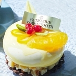 淡路島なるとオレンジを使ったパティスリートゥーストゥースの「クレール」（神戸阪急提供）