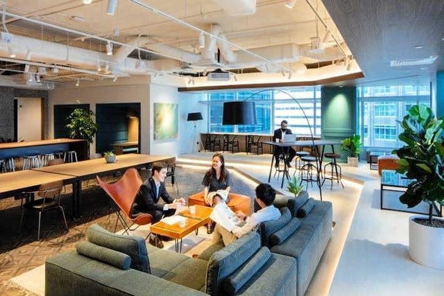 起業プラザひょうごの拠点が開設された「Ｏｎｅ＆Ｃｏ」のシンガポールのラウンジ（ＪＲ東日本東南アジア事業開発提供）