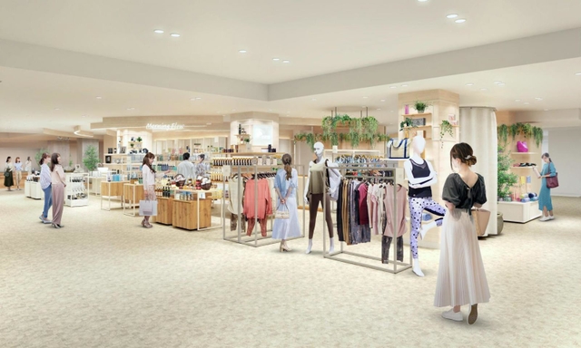 ヨガウエアやオーガニック食品をそろえる本館６階売り場のイメージ（神戸阪急提供）