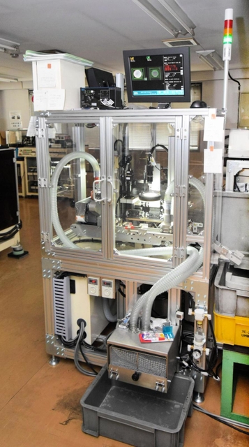 鹿島精機工業の品質を支える検査装置＝神戸市北区長尾町上津