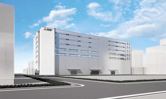 尼崎市の電子通信システム製作所に整備する新工場の完成予想図（三菱電機提供）