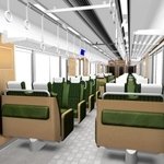 阪急電鉄が京都線に導入する「２３００系」の内装イメージ（同社提供）