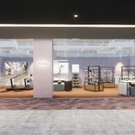 アウトドアショップ兼アミューズメントのショールーム「レングボーゲ」のイメージ（神戸新聞会館提供）