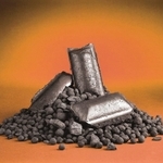 米子会社のミドレックスが製造する還元鉄（神戸製鋼所提供）