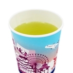 スカイマーク機内で３月から無償提供される茨城県特産の「さしま茶」（同社提供）