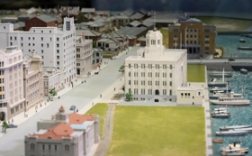 かつての神戸水上警察署庁舎。建て替え後、２０１３年にポートアイランドへ移転した＝神戸市立博物館（撮影・斎藤雅志）